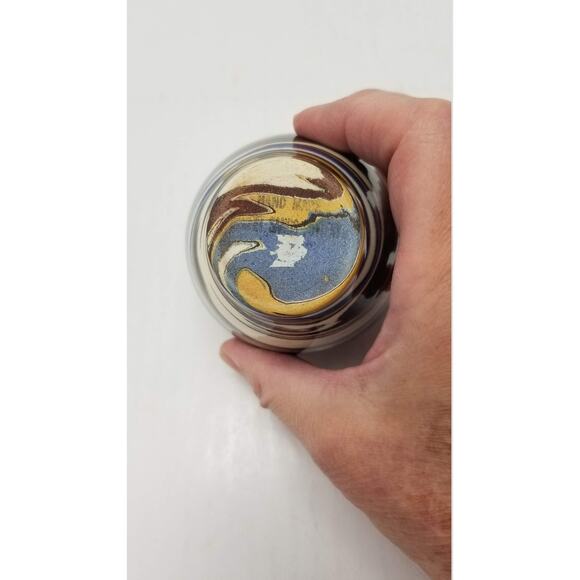 Vintage Desert Sands, Pottery Vase, Vintage Swirl, Southwestern Decor, 3-1/2" - Picture 5 of 5